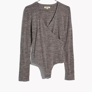 Madewell wrap thong body suit